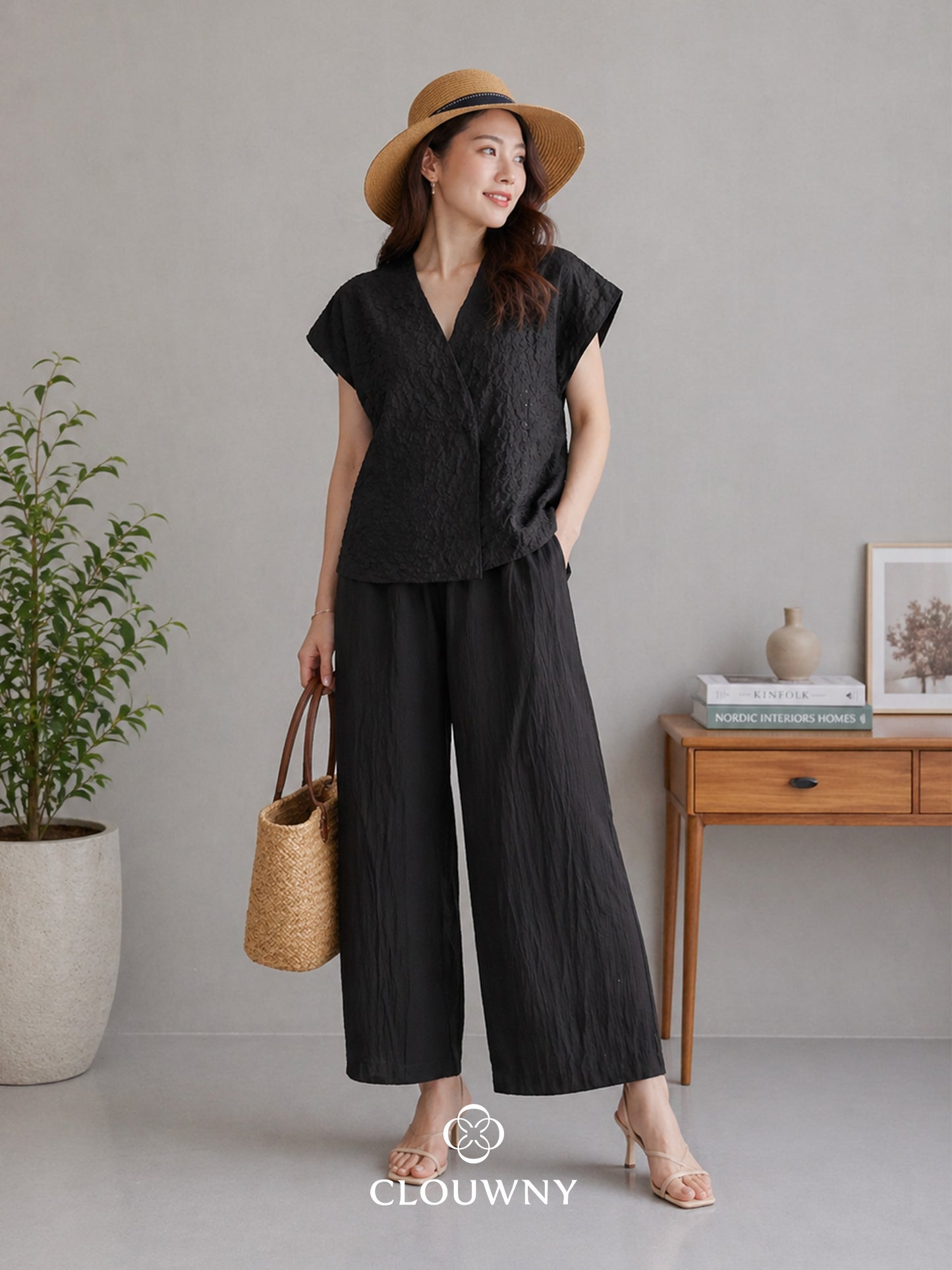 Valuna Mini Flower Set - Black