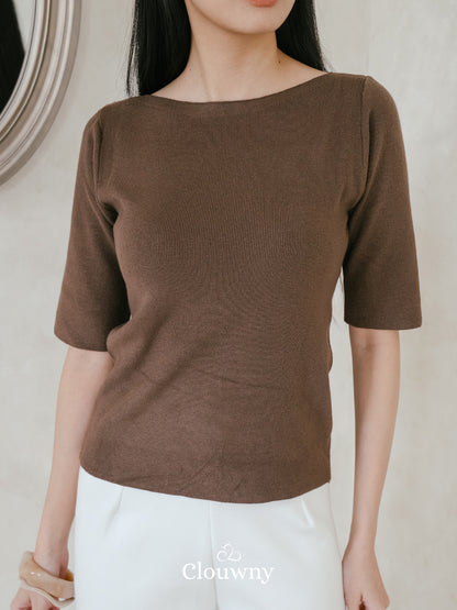 Remy Knit Top - Coffee