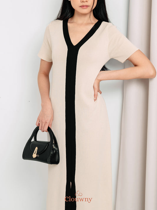 Melody Knit Dress - Cream