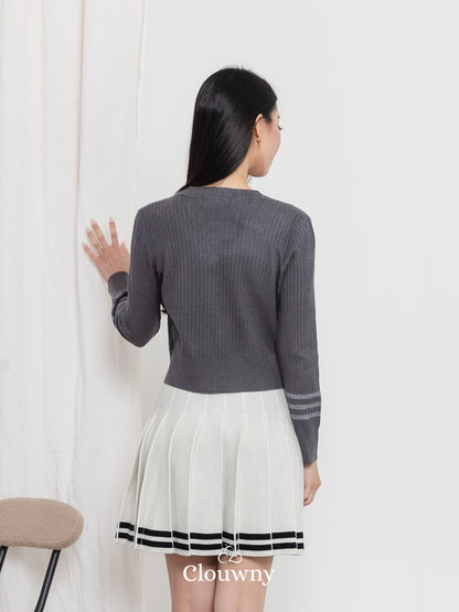 Nalami Knit Top - Grey