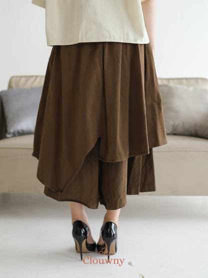 Racita Layer Pants  - Coffee