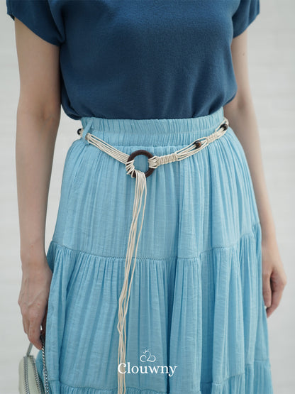 Kila Flare Skirt - Blue