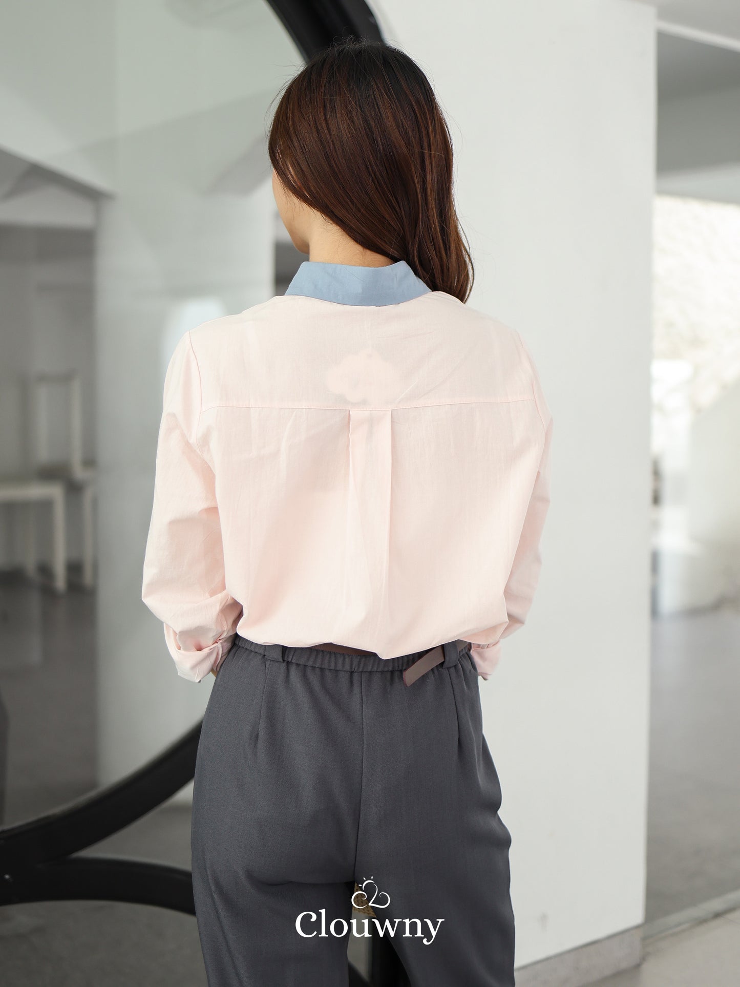 Lavena Button Shirt - Pink