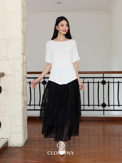 Vera Lace Skirt - Black
