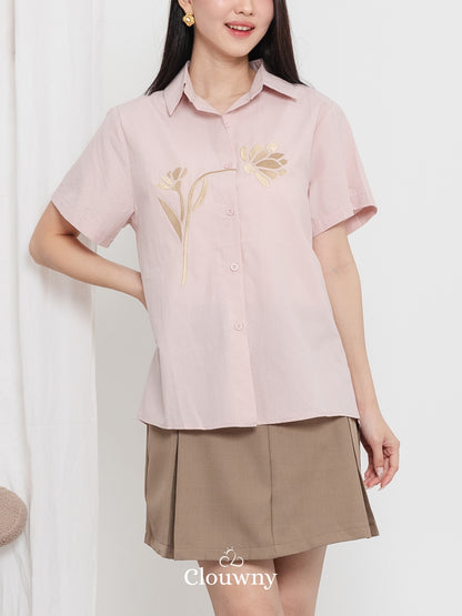 Hova Cotton Shirt - Pink