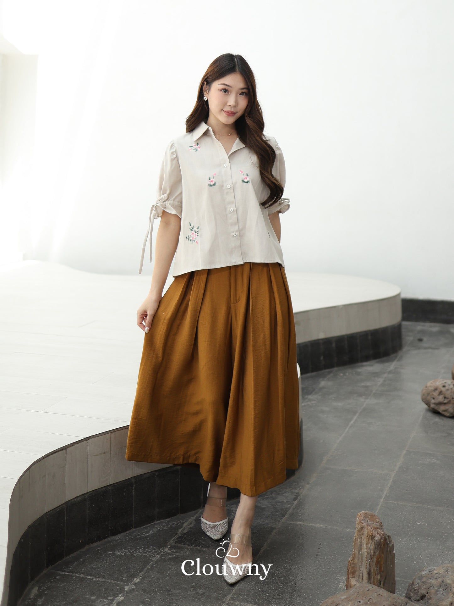 Jenna Cullotes Pants - Caramel