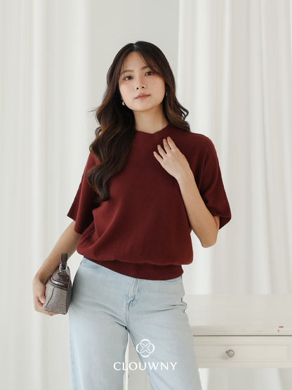 Castle Knit Top - Coffee