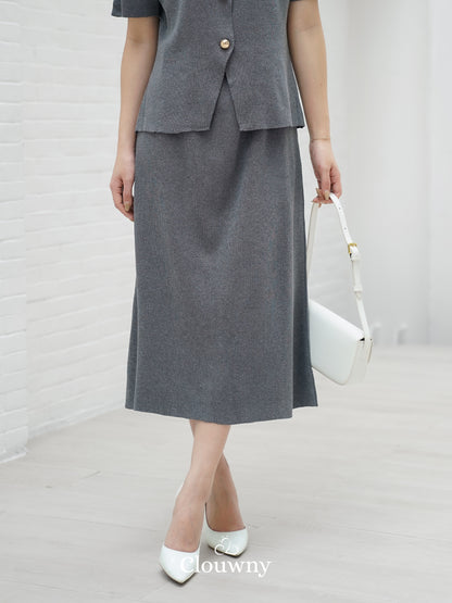 Isabel Knit Set - Grey