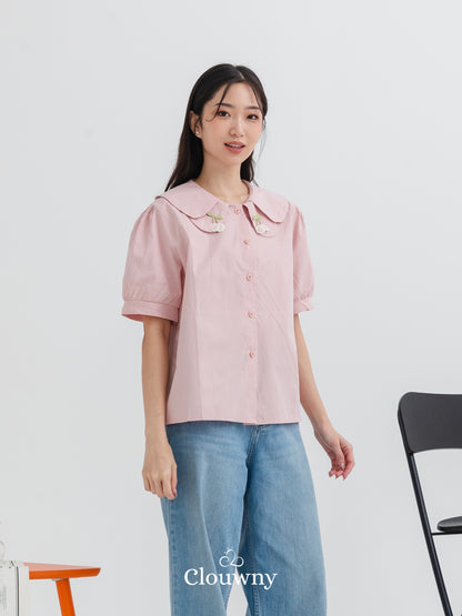 Kirei Collar Blouse - Pink