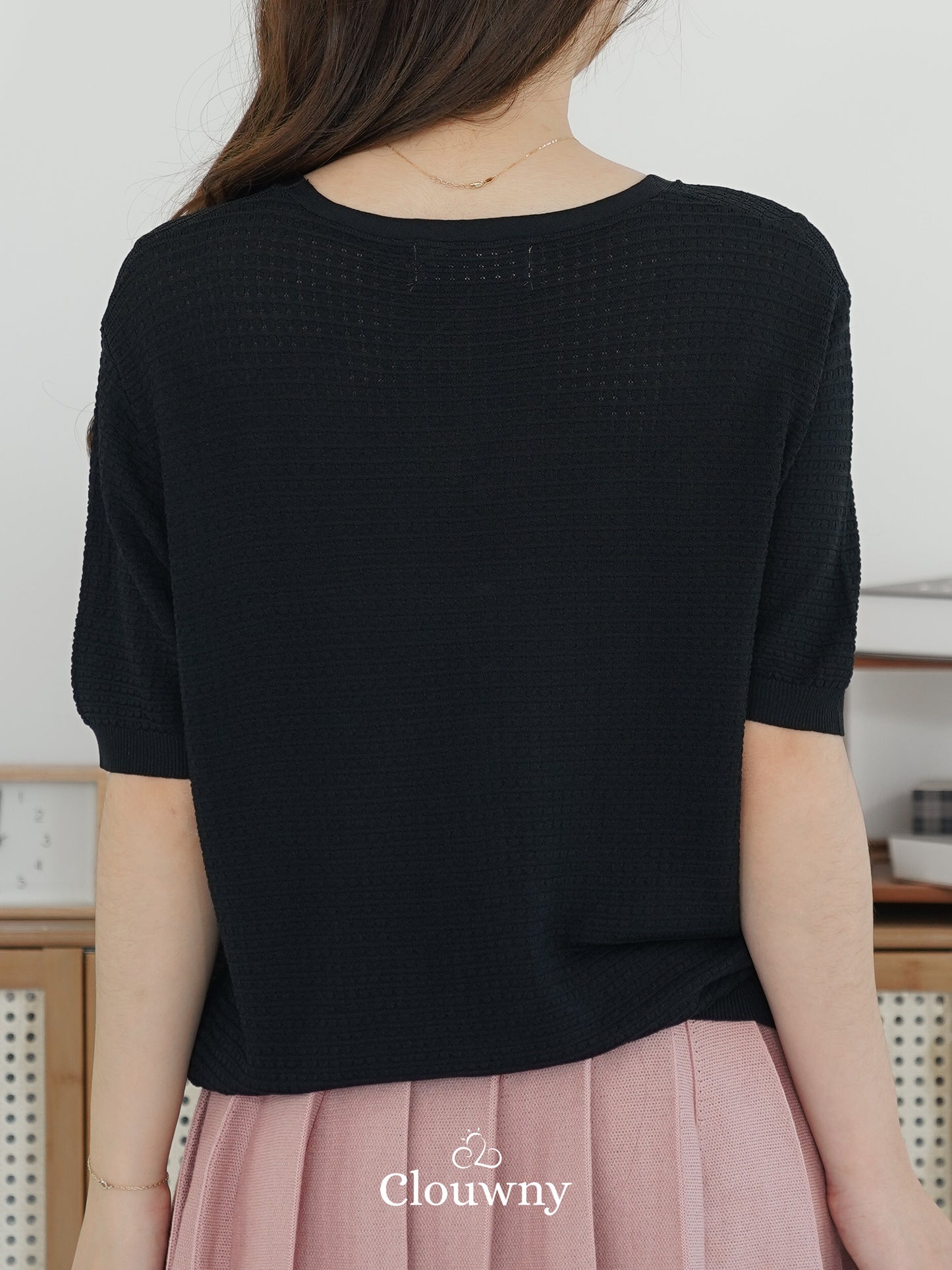 Vianey Knit Top - Black