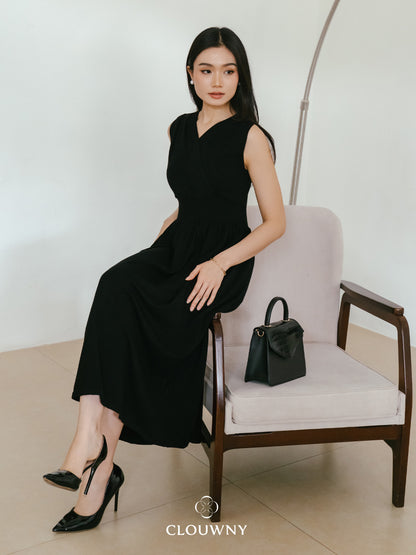 East Rubber Dress - Black