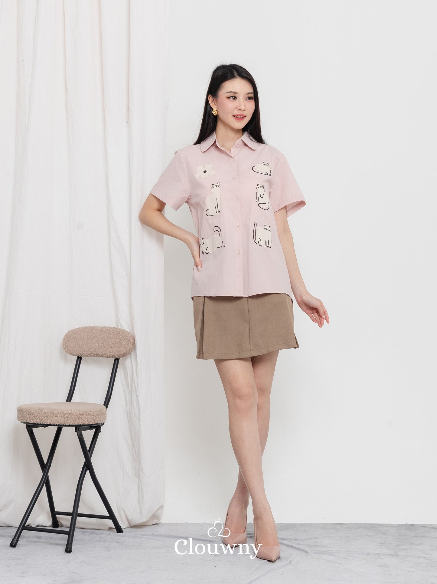 Koska Cotton Shirt - Pink