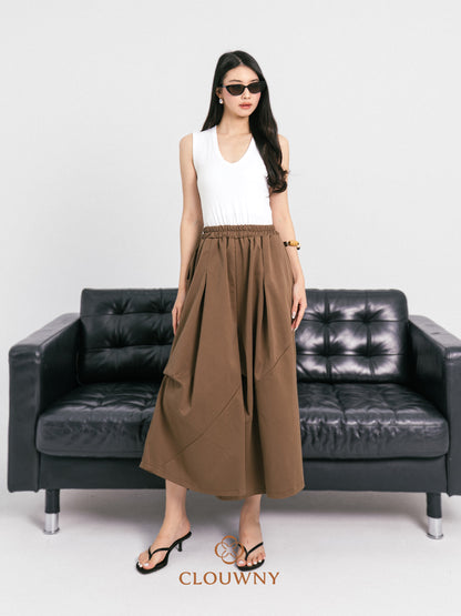 Wolka Pocket Cullotes Pants - Mocca