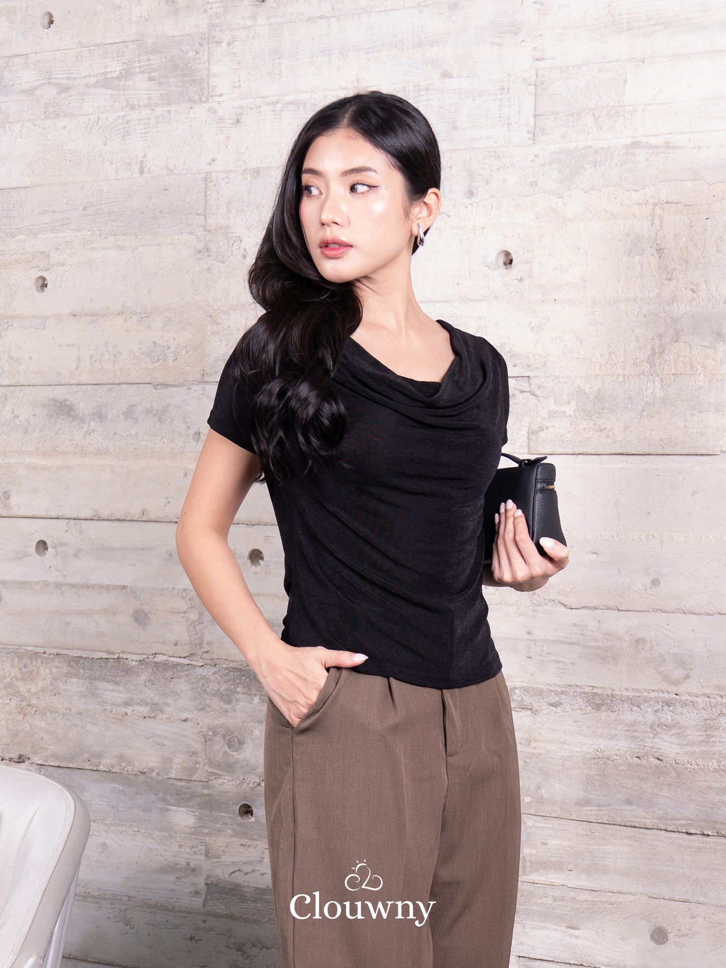 Marta String Top - Black