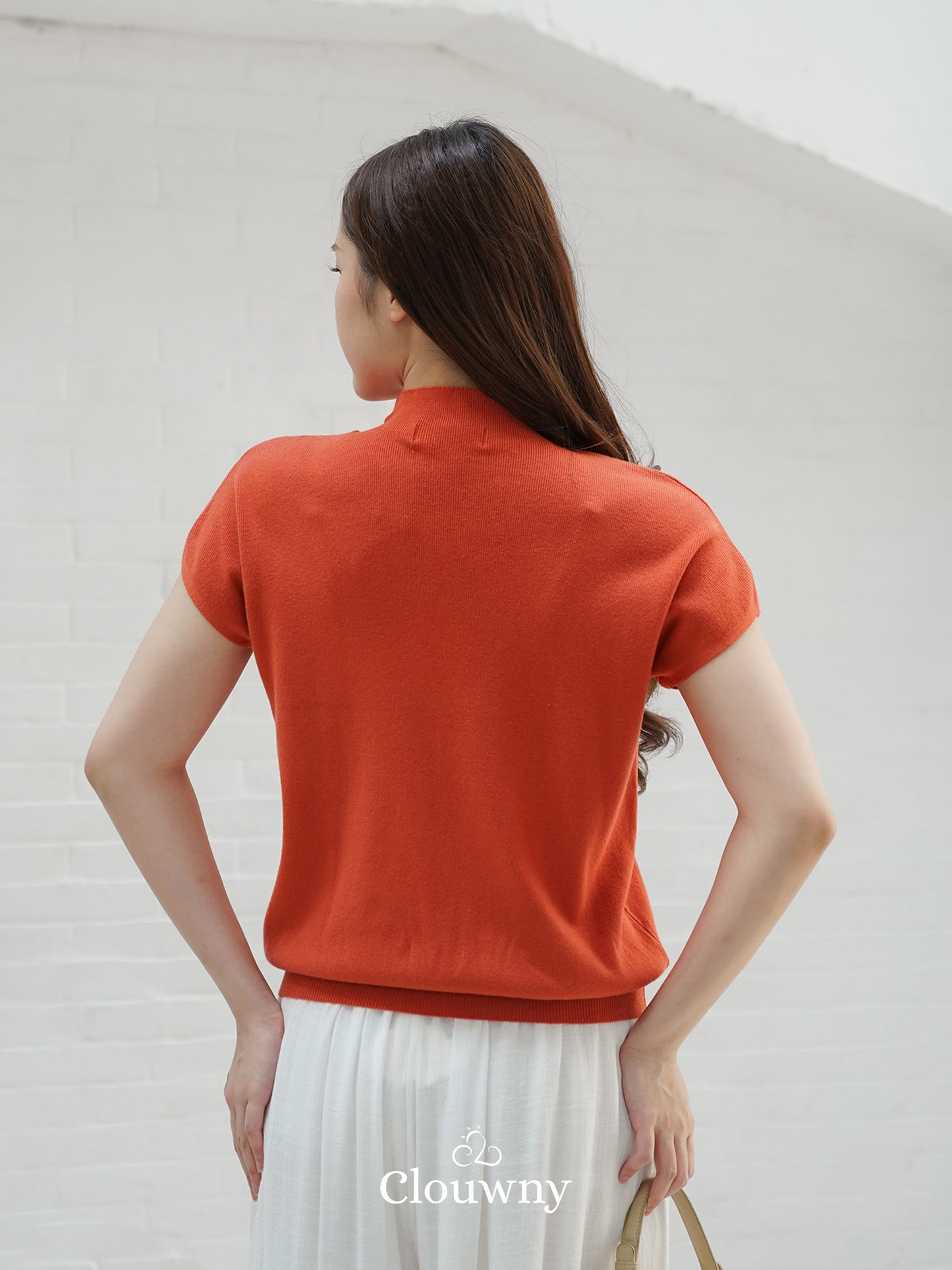 Atasan Semi Turtle - Salmon