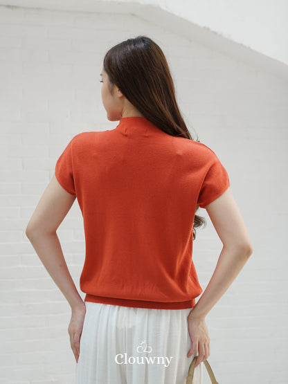 Atasan Semi Turtle - Salmon