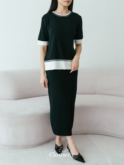 Aubrey Knit Set - Black