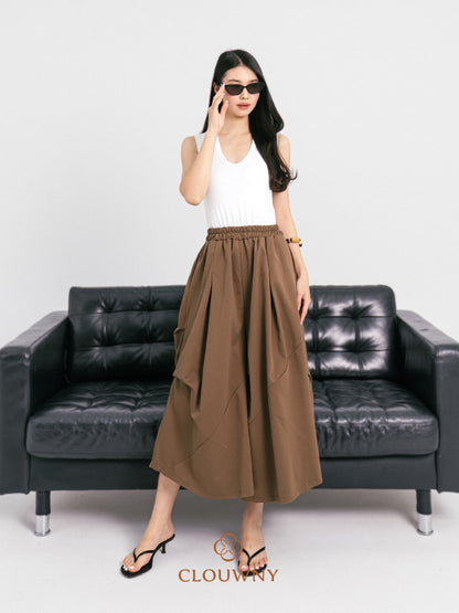 Wolka Pocket Cullotes Pants - Mocca