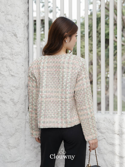 Geya Tweed Blazer - Green