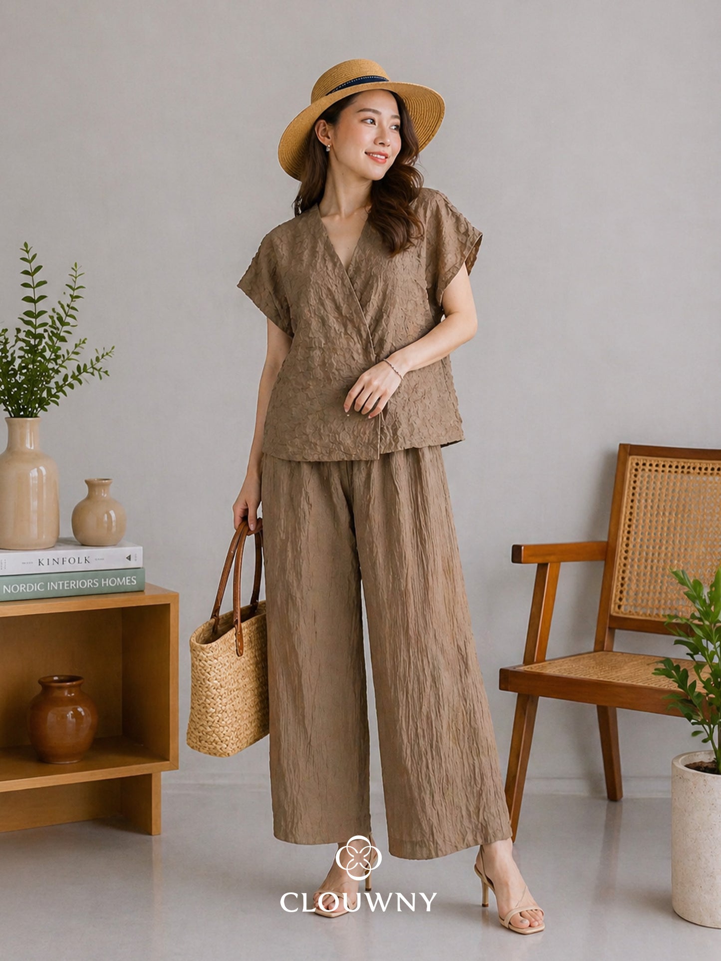 Valuna Mini Flower Set - Taupe