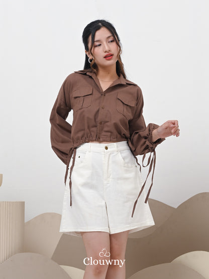 Neva Longsleeve Shirt - Coffee