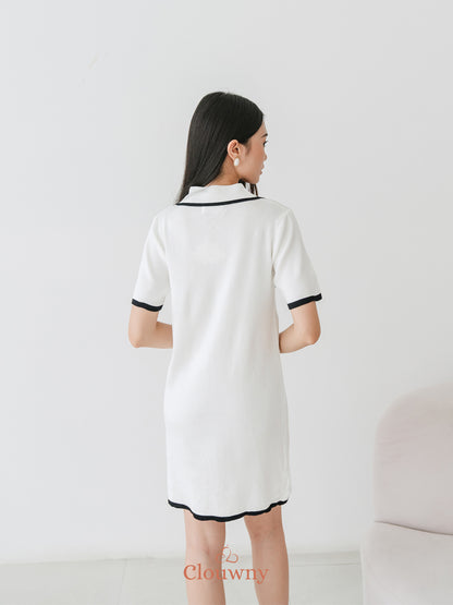 Bruna Pocket Dress - White