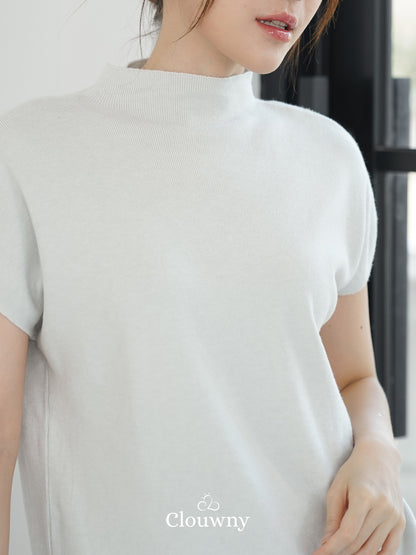 Semi Turtle Top - Light Grey
