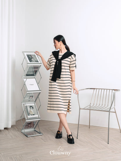 Sara Scarf Dress - Broken White