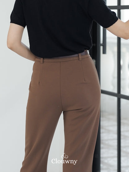 Kino Cutbray Pants - Mocca