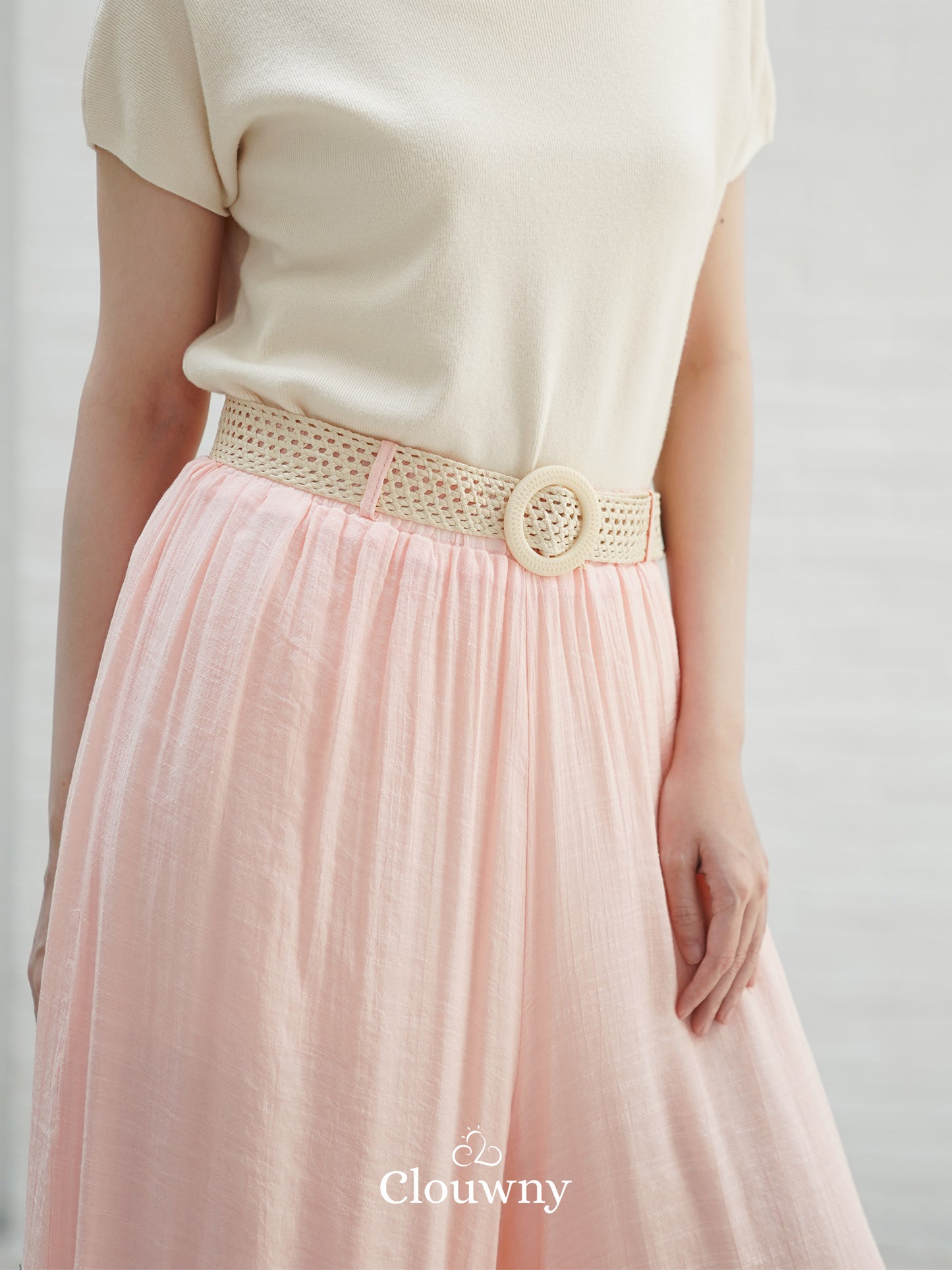 Adel Cullotes Pants - Peach