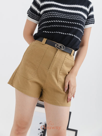 Nobu Belt Pants - Khaki