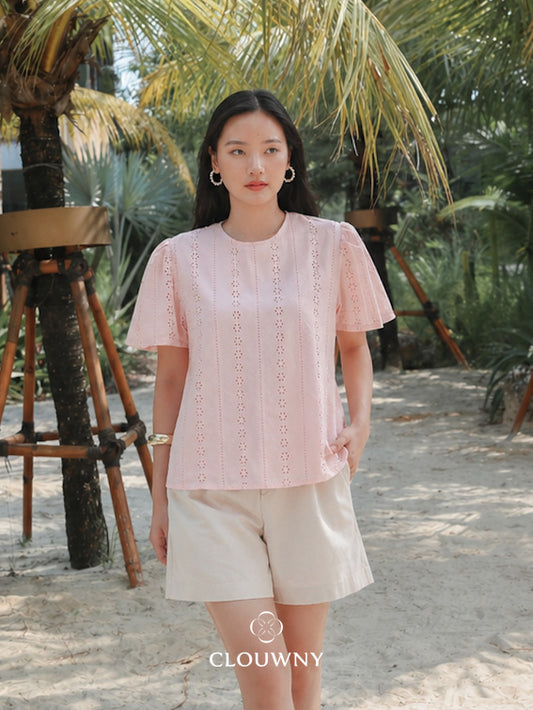 Salma Loose Blouse - Pink