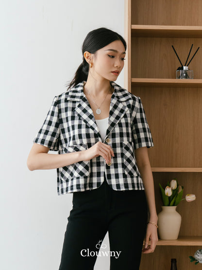 Alabama Checkered Top - Black