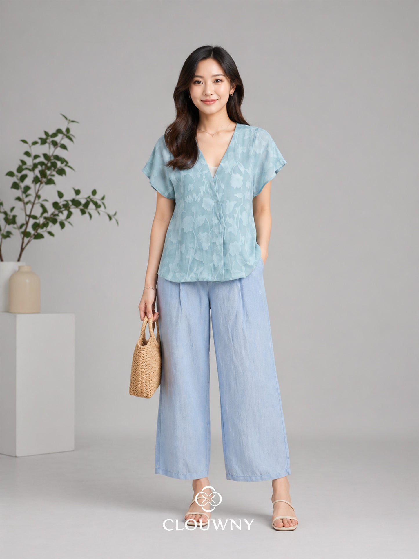 Monet Flower Set - Blue