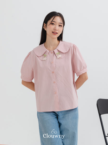 Kirei Collar Blouse - Pink