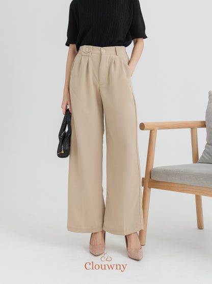 Karea Mini Pocket Pants - Nude