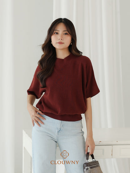 Castle Knit Top - Coffee