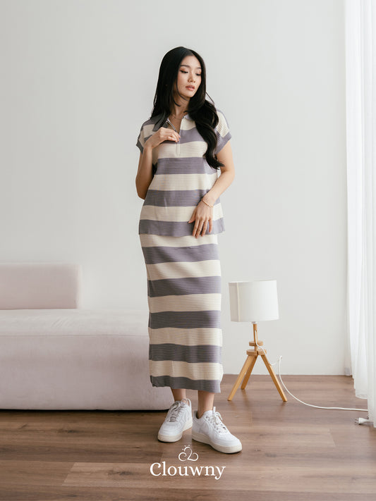 Lyon Stripes Set - Grey