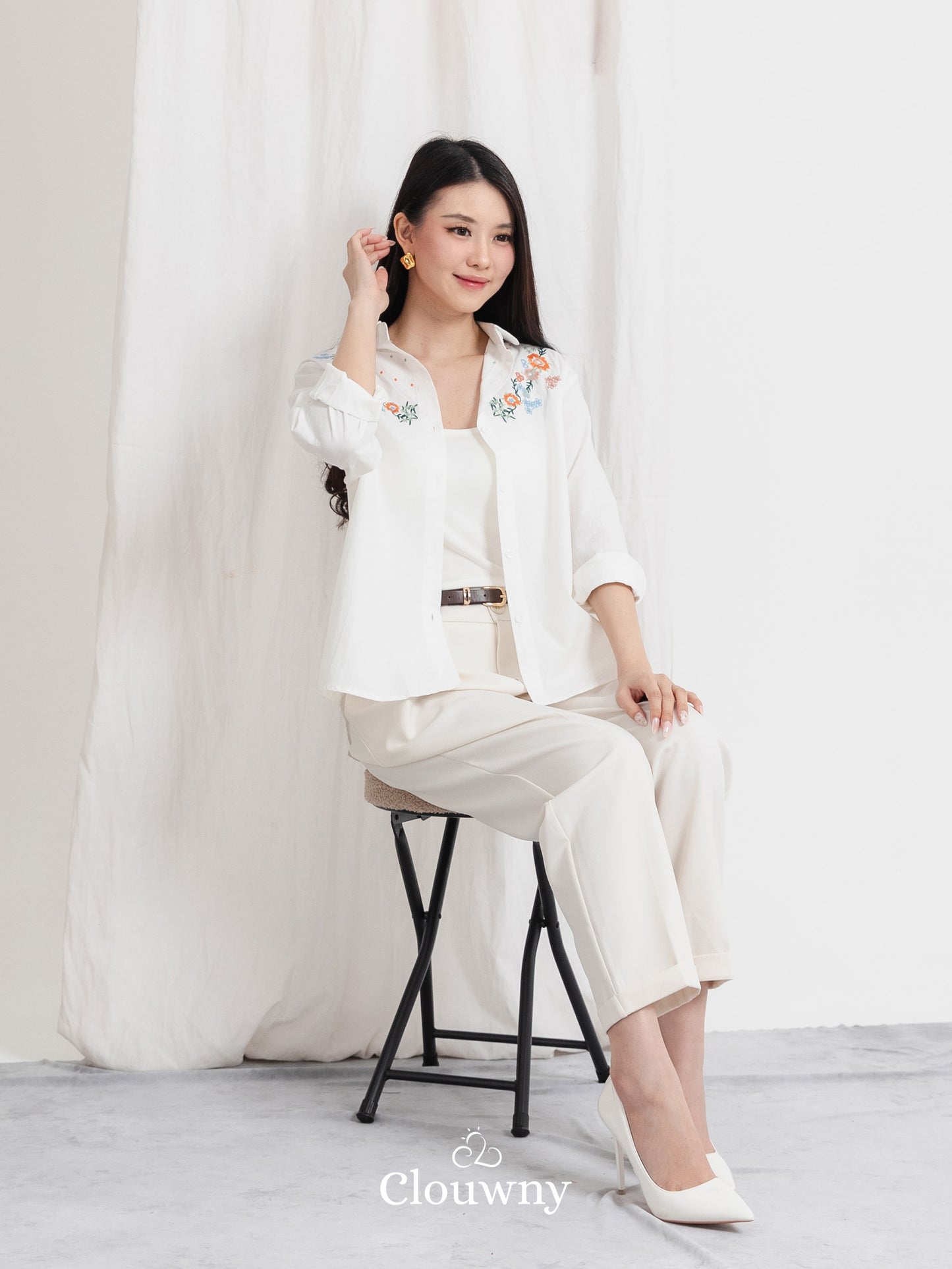 Daria Cotton Shirt - White