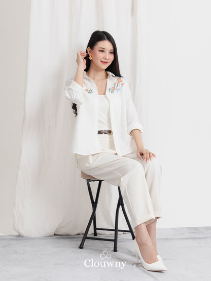 Daria Cotton Shirt - White