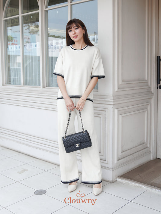 Noella Knit Set - Cream