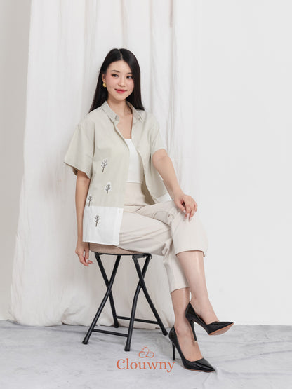 Yolka Cotton Shirt - Mint