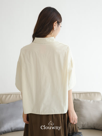 Friends Cotton Shirt - Yellow