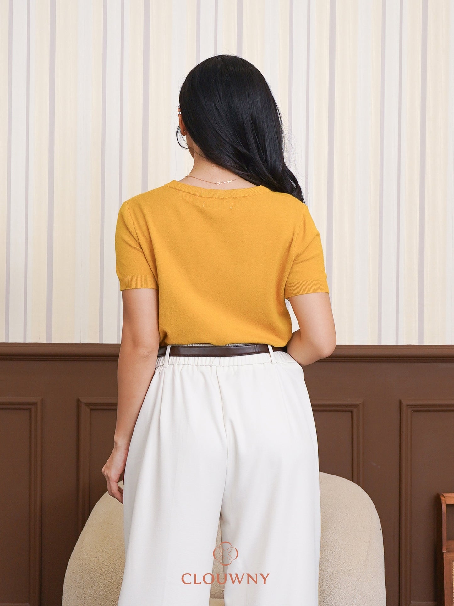 Hema Knit Top - Mustard