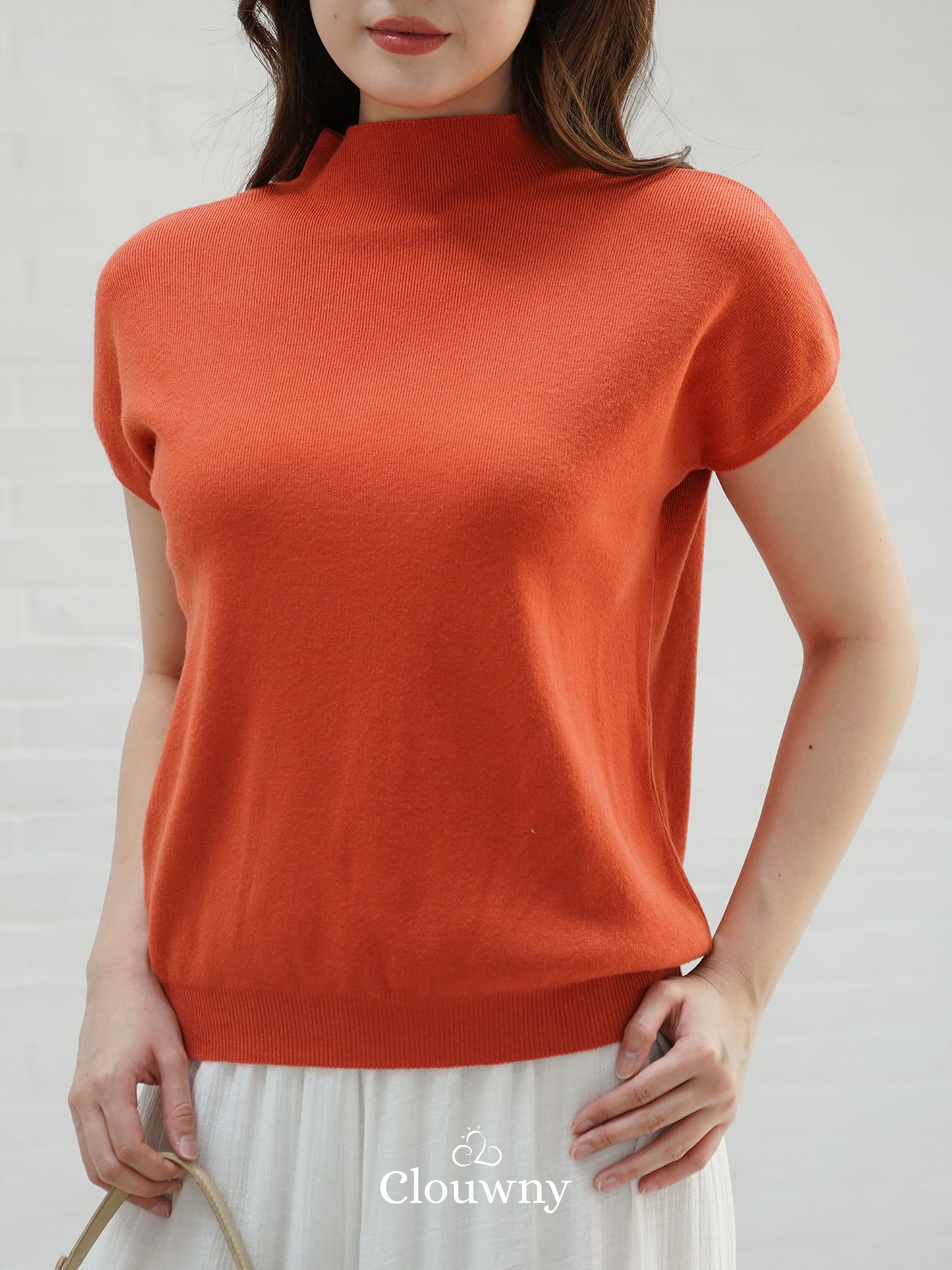 Atasan Semi Turtle - Salmon