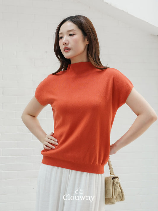 Semi Turtle Top - Salmon