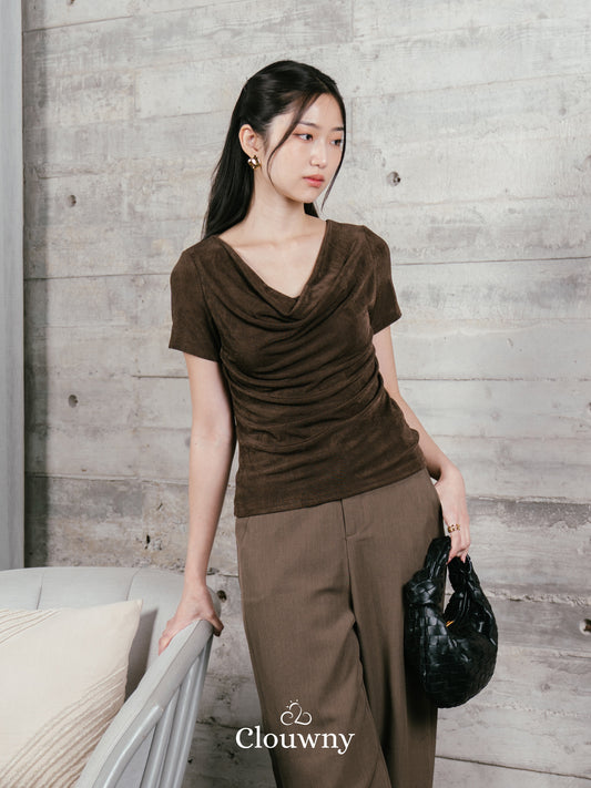 Marta String Top - Coffee