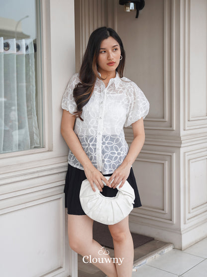 Bema Lace Shirt - White