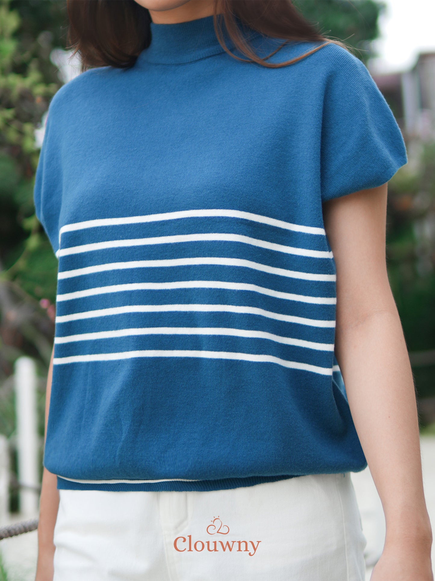 Ross Knitt Top - Blue