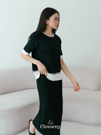 Aubrey Knit Set - Black